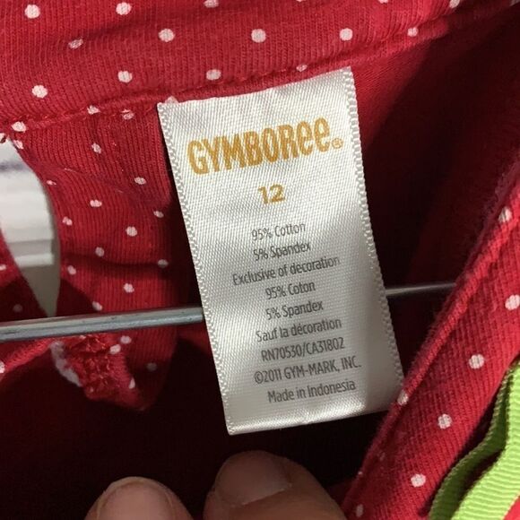 Vintage Gymboree Cherry Red Tunic Top - 12 - Picture 2 of 4